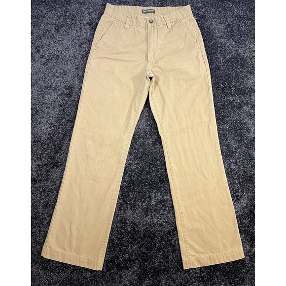 Banana Republic Men's Khaki Pants Cotton Casual Straight Leg Trousers 30x32 - Picture 1 of 5